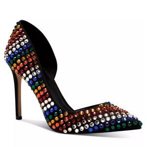 INC INTERNATIONAL CONCEPTS Women's Kenjay d'Orsay Multi Stripe Pumps